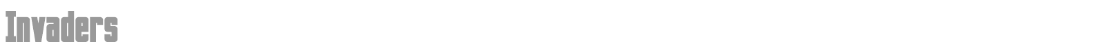 Invaders font preview